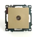 Розетка телевизионная 1местная механизм STEKKER GLS00710808 75 Ом 5862МГц серия Катрин золото 49228
