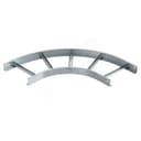 Угловая секция 90° лестничного лотка 60х200 мм R=500 мм