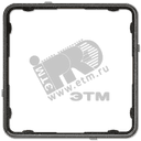 Рамка внутренняя цветная черный металлик