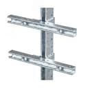 Комплект монтажных профилей на стойку для крепления 3 оболочки(ек) с видом защиты Ex d горячеоцинкованный, длина 500 мм