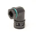 Монтажный комплект муфта 90 грд. труба-коробка DN 10 мм, М16х1,5, полиамид, цвет черный DKC PACN10M16N