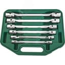 Набор ключей гаечных карданных в кейсе, 8-19 мм, 6 предметов