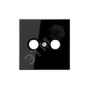 Накладка для телевизионной розетки (TV-FM) Серия LS990 Материал- термопласт Цвет- черный