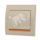 DERIY Выключатель проходной ПБТ крем