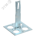 Держатель проводника круглого 6-8мм для плоской кровли h=150мм оцинкованная сталь HDZ IEK