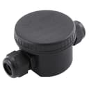 LD544 Коробка распределит водонепрониц круглая 2 вых с 3контконнектором 450V106х64х46 49232