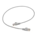 Патч-корд TERACOM PRO Cat.5E неэкранированный UTP оболочка PVC серый (0,5м) EKF