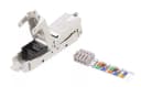 Проходной адаптер Hyperline CA3-IDC-C6A-SH-F-SL