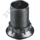 Патрон люстровый Е14 карболитовый с кольцом черный