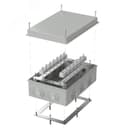 Коробка огнестойкая для кабель-канала 40-0460-FR2.5-6 Е15-Е120 RAL9005 85х85х45 (44 шт/кор)