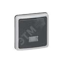 Кнопочный выключатель - Н.О.+Н.З. - 6 A - Программа Plexo - IP 66 - IK 08 - сборные механизмы - серый 090482 Legrand Euro