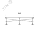Опорная конструкция для установки оборудования TECHNORAPTOR FOOT 1000х2000 тип 2 HD КМ-профиль