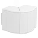 Угол кабельного канала внешний Rapid 80 регулируемый 70x110 мм (ABS-пластик, белый)