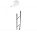 Вертикальная лестница 500, L 3м, горячий цинк DKC