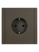 Розетка СП FORTE&PIANO FP315 16А с заземл. защ. шторки винт. крепл. сер. IEK FP-R14-16-K03