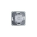 Выключатель 2-кл. СП Glossa 10А IP20 (сх. 5а) 10AX с подсветкой механизм антрацит SE GSL000753
