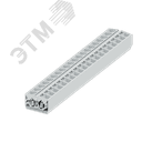Клемма TB 2-2 промежут. фронт. подключение, сечение 2,5 мм. кв., светло-серый.