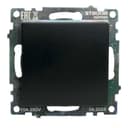 Переключатель перекрестный 1клавишный механизм STEKKER GLS10711005 250V 10А серия Катрин черный 49177