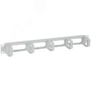 Органайзер кабельный 19дюймов 1U 5 колец серый