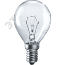 Лампа накаливания декоративная ДШ 60вт Р45 230в Е14 (шар)