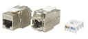 Вставка RJ-45 (8P8C) Hyperline KJ8-8P8C-C6-180-TLS-SH-F-WH