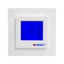 Терморегулятор Energy TK08 New Design, для теплого пола, сенсорный, программируемый, белый