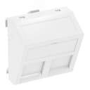 Корпус компьютерной розетки Modul45 тип OBO (наклонный) 45x45 мм (черный) OBO Bettermann