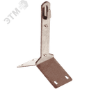 Держатель проводника круглого 6-8мм для конька углового L=150мм медь IEK