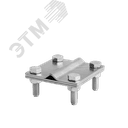 Зажим полоса-прут ( 3 пластины 70х70 мм)