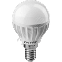 Лампа светодиодная LED 8вт E14 белый матовый шар