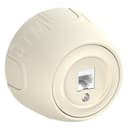 Розетка компьютерная 1xRJ45 кат.5e Rotondo, цвет бежевый