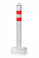 Столбик парковочный "ГОРОД"-2 передвижной с креплением для цепи 800х76мм