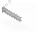 Консоль двойная 85х80 L500 (s=3) П-образная усиленная гор.цинк