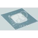 Connect Накладка-адаптер для установки миниколонн K45 на цоколи КТА8... алюминий