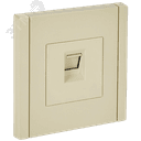 FORTE&PIANO Розетка компьютерная RJ45 кат.5E FP432 ваниль IEK