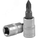 Насадка торцевая 1/4"DR с вставкой-битой POZIDRIVE®, PZ1 Ombra