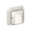 Вывод кабельный с зажимом, цвет белый