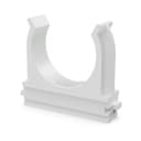 Крепёж-клипса для труб Полистирол белая d40 мм (15шт/300шт уп/кор) Промрукав