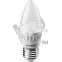 Лампа светодиодная LED 8вт E27 белый матовая свеча