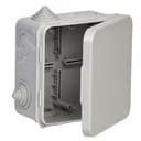 Коробка распределительная КМ 100х100х50мм о/к IP54 4 вв. (7035) GENERICA