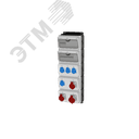 Комбинация розеток , Вход М40, клеммы, УЗО 4P/63A/30mA, 2xCEE16A5p, 1xCEE32A5p, 4xSchuko16A, IP44. 00-00033756 AlpenBox