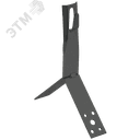 Держатель проводника круглого 6-8мм для конька h=100мм оцинкованная сталь TD IEK