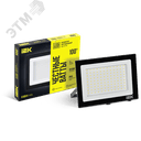 Прожектор СДО 06-100 светодиодный черный IP65 6500K IEK