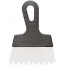 Шпатель фасадный нержавеющий зубчатый 150 мм / зуб 8 мм 06602 FIT