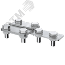 Зажим соединительный контрольный прямой пруток-полоса оцинкованная сталь IEK