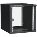 ITK Шкаф LINEA WE 12U 600x450мм дверь стекло черный (LWE5-12U64-GF)