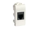 Розетка компьютерная RJ-45 BRAVA 1 мод белая DKC 76654B