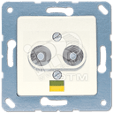 Розетка штепсельная для выравнивания потенциало  слоновая кость