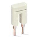 Перемычка гребень 2 контакта на DIN рейку 2002-402 WAGO