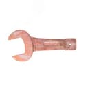 Ключ гаечный (рожковый) односторонний ударный 80 омедненный Hortz